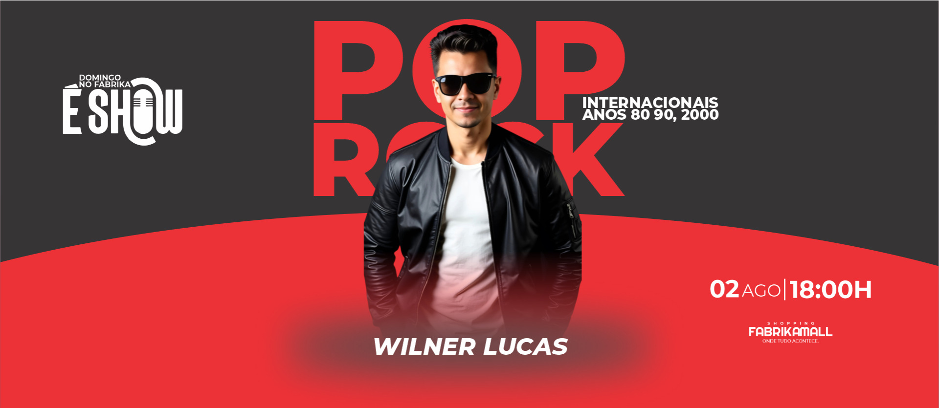 DOMINGO É SHOW NO FABRIKA!!!