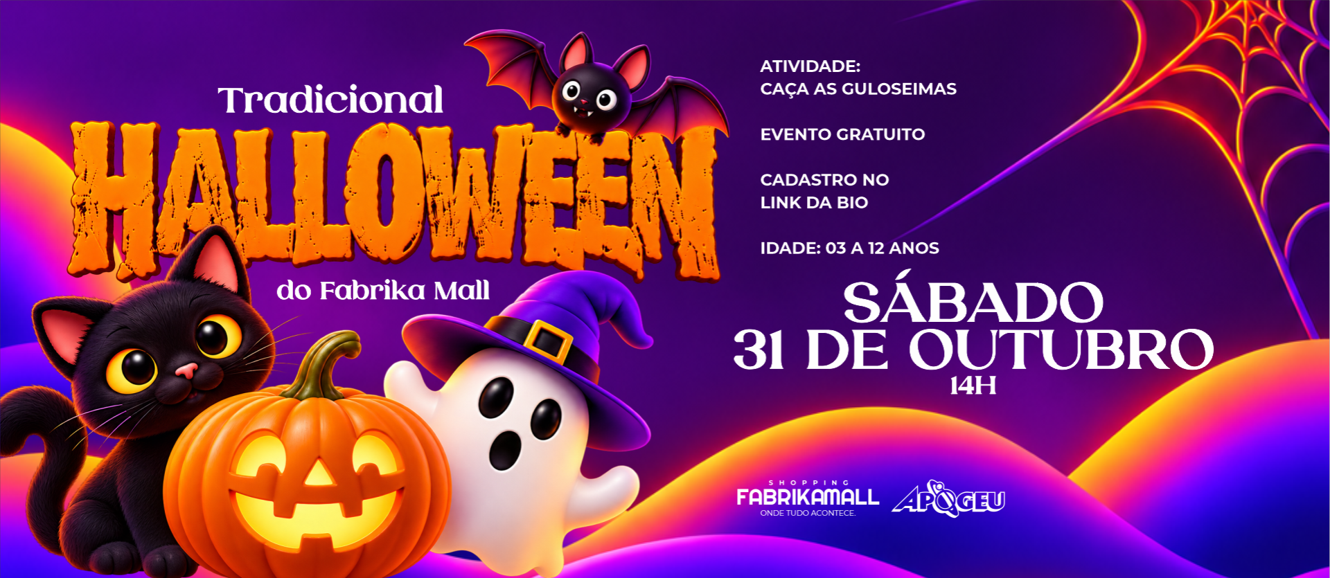 Tradicional Halloween do Fabrika Mall