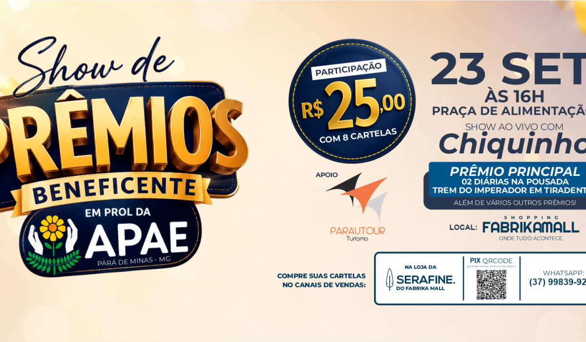 SHOW DE PRÊMIOS!!