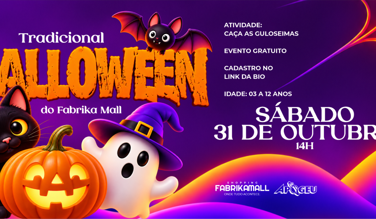 Tradicional Halloween do Fabrika Mall